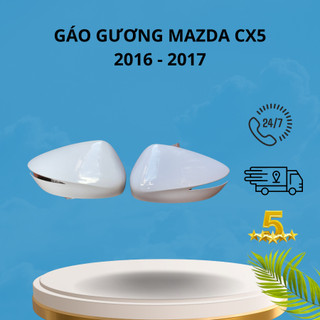 Gáo gương, ốp gương mazda cx5 2016 - 2017 màu mộc chưa sơn.