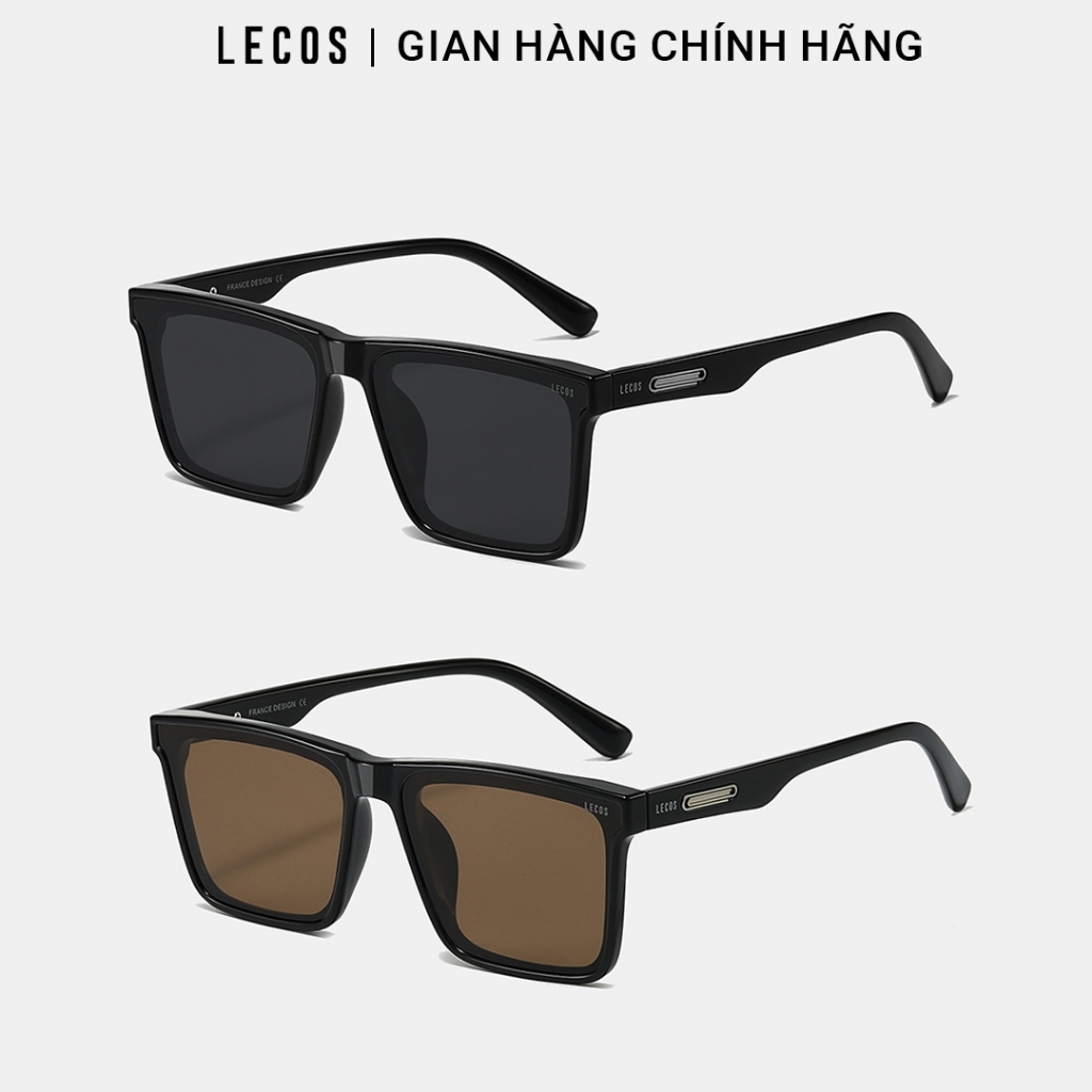[Deal Trên Live - Giảm 20%] Kính Mắt Chữ Nhật Nam LECOS LK59 Mắt Chữ Nhật Gọng Tr90 Siêu Nhẹ đi Làm Gặp Đối Tác