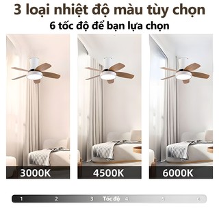 【COD】Quạt trần phòng khách 3 màu quạt trần 3 cánh gỗ /Phòng ngủ,Thích hợp cho phòng ngủ, phòng ăn