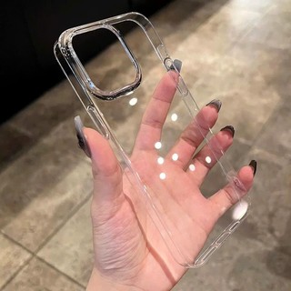 Ốp Lưng iPhone Cứng Trong Suốt Chống Ố Chống Sốc, Bảo Vệ Camera - iP 7/8/X/XS/XR/11/12/13/14/15/16/17/Plus/Pro/Max/Air