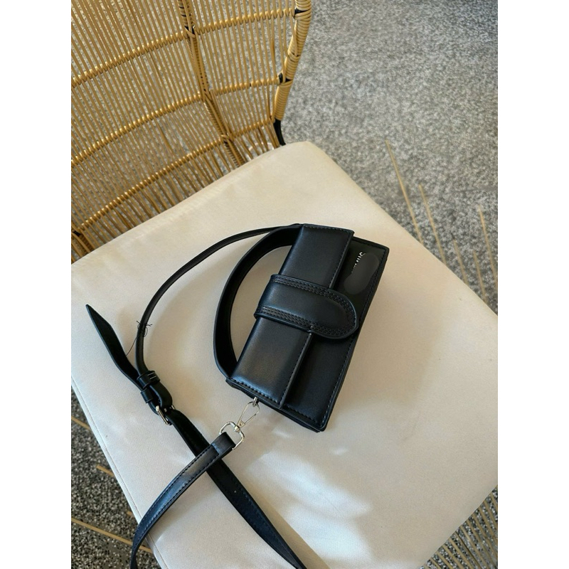 (Full-Box) Túi Jac dáng ngang bản lì cầm tay đeo chéo sang chảnh