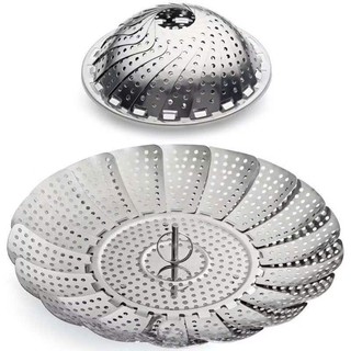 Vỉ Hấp Đồ Ăn Tiện Lợi An Toàn Vệ Sinh,Xửng Hấp Xôi Đa Năng Chất Liệu Inox - Khay Hấp Đồ Ăn Có Quai Cầm Chống Nóng