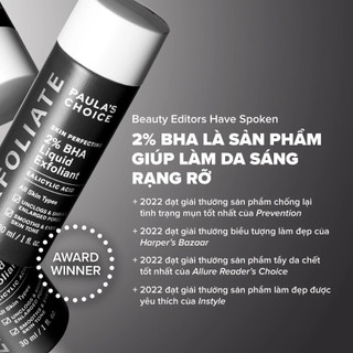 [FBS] Dung dịch loại bỏ tế bào chết Paula's Choice 2% BHA 30ml