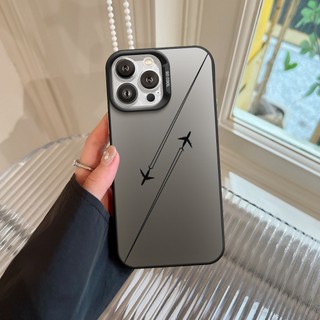 Ốp Lưng iPhone Máy Bay IMD Cứng Nhám, Chống Sốc, Bảo Vệ Camera - iP 7/8/X/XS/11/12/13/14/15/16/17/Plus/Pro/Max/Air