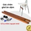 Gác chân ghế ăn dặm Babyhop và Ikea từ gỗ tự nhiên, khóa vặn chắc, an toàn , bền lâu.