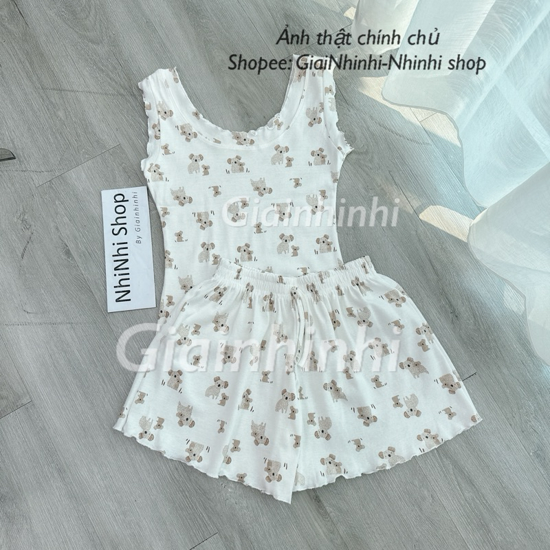 SET 28 GẤU NÂU KEM