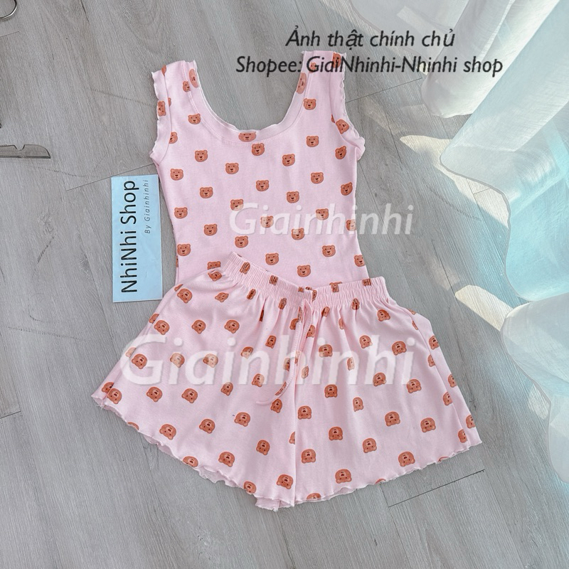 SET 31 GẤU NÂU HỒNG
