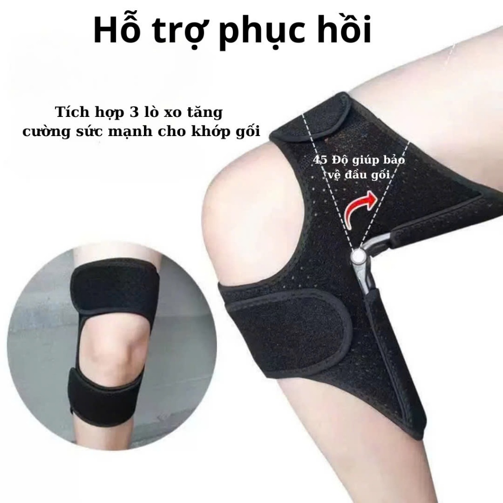 Khung Trợ Lực Khớp Gối - Hỗ Trợ Bảo Vệ Đầu Gối, Giảm Áp Lực, Tăng Cường Sức Mạnh - Bộ 2 Chiếc