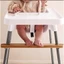 Gác chân ghế ăn dặm Babyhop và Ikea từ gỗ tự nhiên, khóa vặn chắc, an toàn , bền lâu.