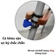 Gác chân ghế ăn dặm Babyhop và Ikea từ gỗ tự nhiên, khóa vặn chắc, an toàn , bền lâu.