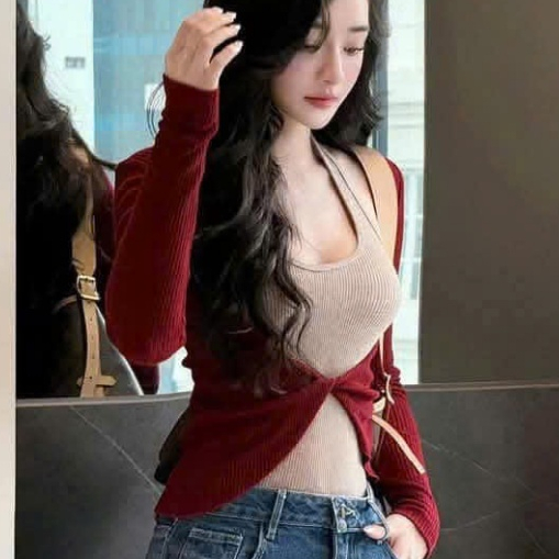 Áo thun tay dài tay ngắn bigsize ESHOP áo 2 món đẹp giá rẻ dễ thương xinh ôm body áo phongn nữ MS393