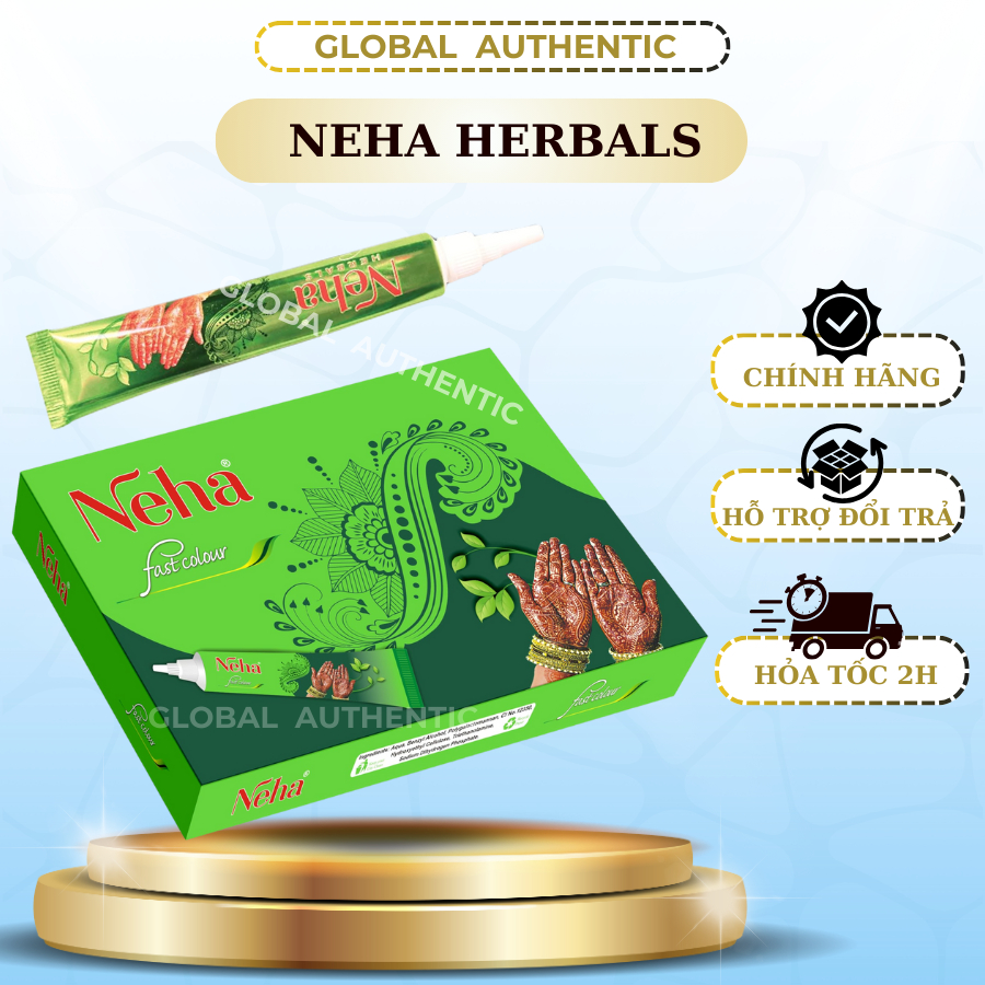 Mực Vẽ Hình Xăm Neha Fast Henna Red Mehandi Cones Ấn Độ | Shopee Việt Nam