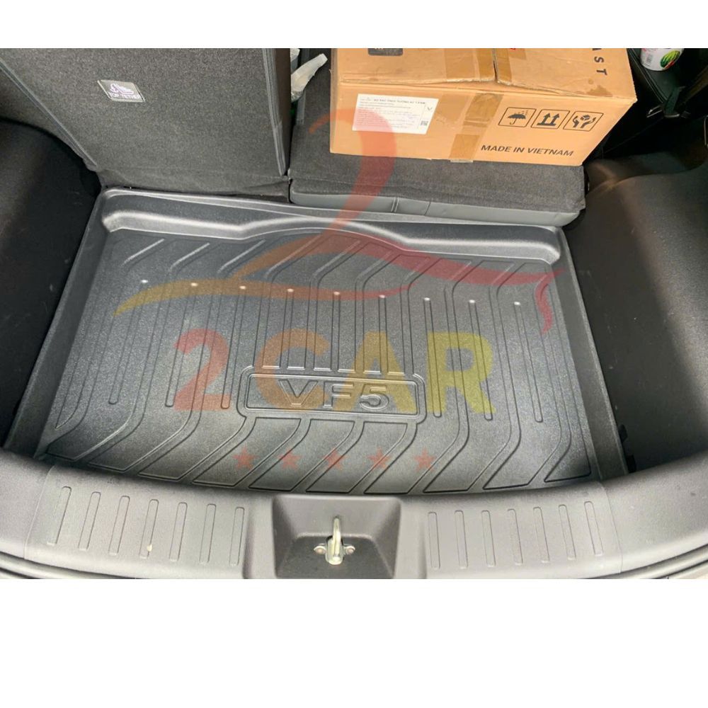 LÓT CỐP xe Vinfast VF5  / Herio Green nhựa dẻo siêu đẹp, siêu bền, chống thấm nước, không mùi, vừa khít xe_2CAR