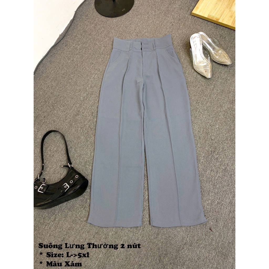 Quần Tây Nữ Ống Suông Rộng Bigsize 55–85kg Cạp Cao Chun Co Giãn Che Khuyết Điểm SUONGTAY – 2KJeans | BigBuy360 - bigbuy360.vn