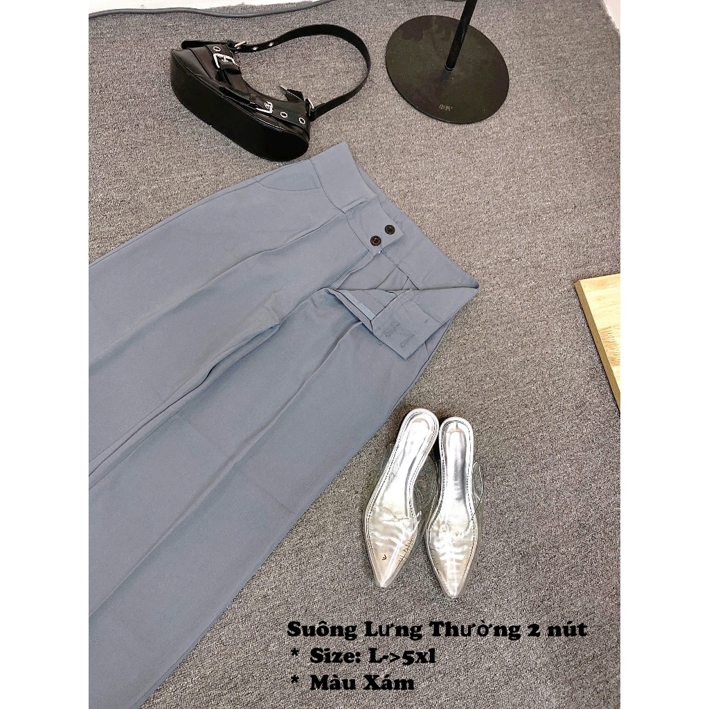 Quần Tây Nữ Ống Suông Rộng Bigsize 55–85kg Cạp Cao Chun Co Giãn Che Khuyết Điểm SUONGTAY – 2KJeans | BigBuy360 - bigbuy360.vn