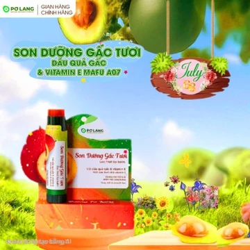 (SON A07) Son dưỡng Gấc Pơ Lang A07 - Son dưỡng không màu. Dưỡng môi hồng, căng mịn