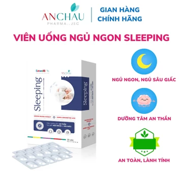 Viên uống hỗ trợ giấc ngủ Sleeping từ thảo dược giúp ngủ ngon, ngủ sâu giấc (Hộp 30 viên)
