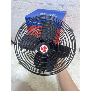 Quạt lồng cánh sắt dành cho ô tô, xe tải điện 12v và 24v có chân cắm tẩu