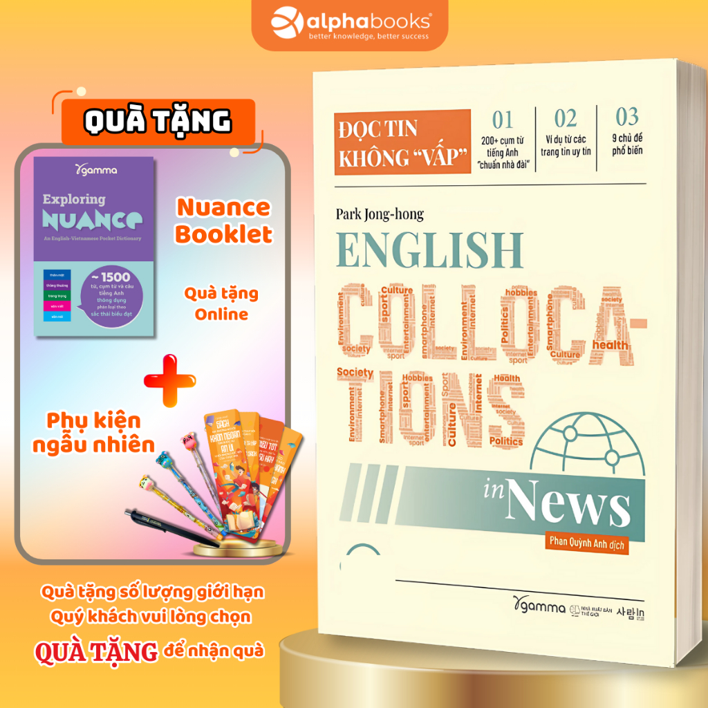 Sách English Collocations In News - Đọc Tin Không 