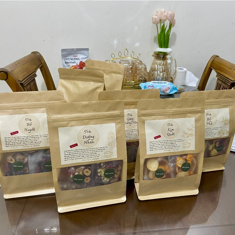 Trà Detox Chanh Dây Cam Dứa HERBONE Giải Khát, Trắng Da, Bổ Sung Vitamin C
