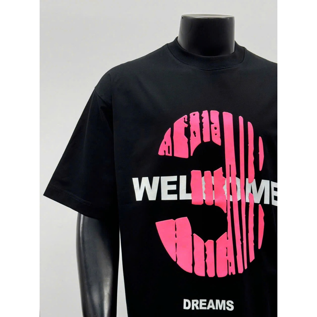 Áo thun Stee Cổ tròn 3 DREAM Cao thành Localbrand ICVCVNI Unisex Menwear Cotton