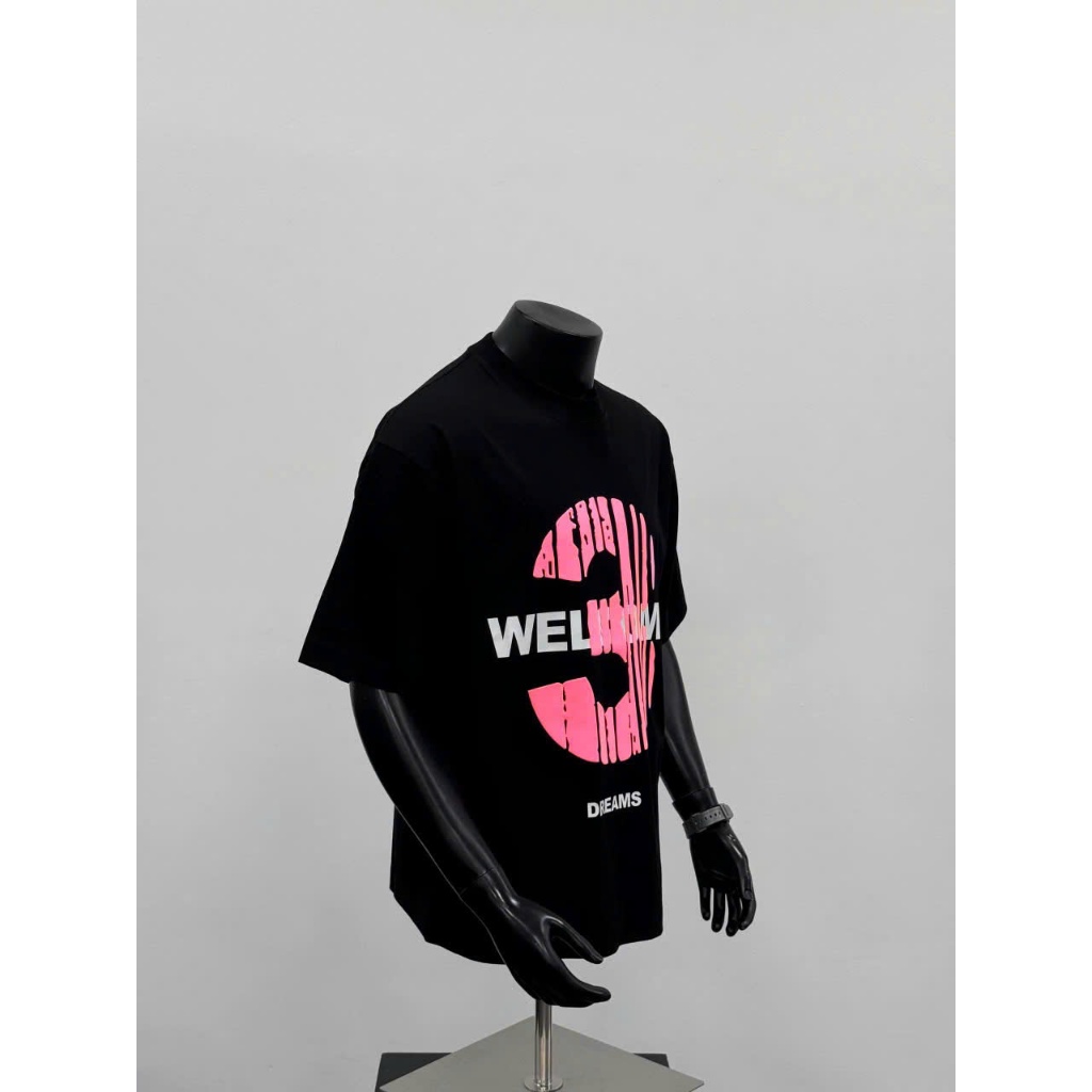 Áo thun Stee Cổ tròn 3 DREAM Cao thành Localbrand ICVCVNI Unisex Menwear Cotton