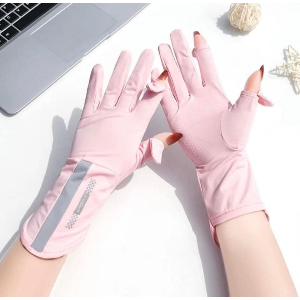GĂNG TAY CHỐNG NẮNG, CHỐNG TIA UV, VẢI MÁT, HỞ NGÓN SIÊU TIỆN LỢI