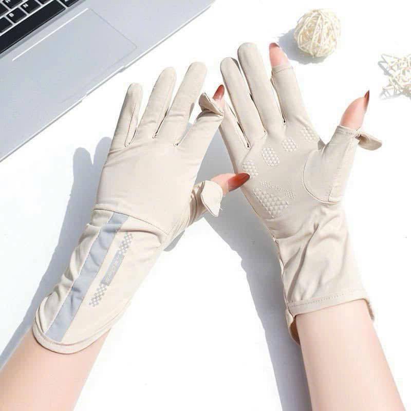GĂNG TAY CHỐNG NẮNG, CHỐNG TIA UV, VẢI MÁT, HỞ NGÓN SIÊU TIỆN LỢI