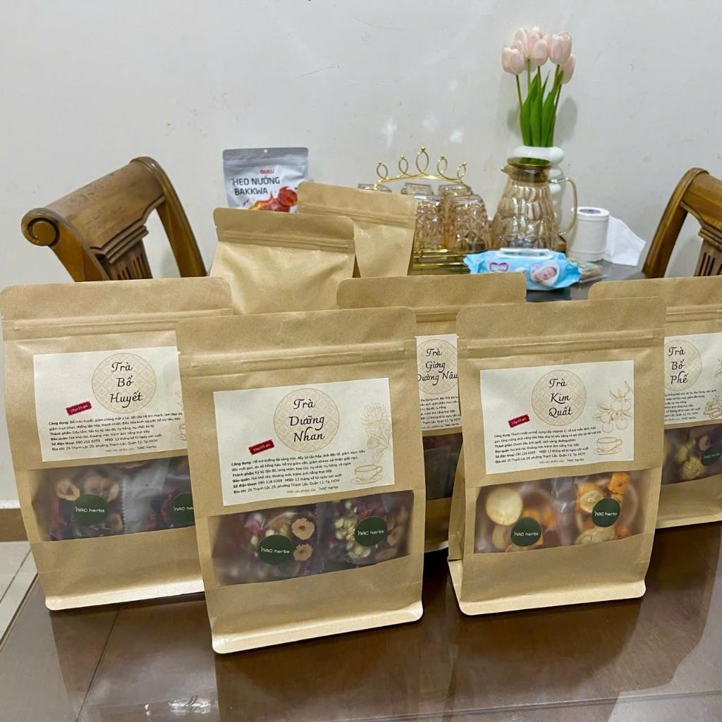 Trà Thảo Mộc Trà Bổ Phế, Trà Cam Quế HERBONE Giảm Ho, Giữ Ấm Cơ Thể