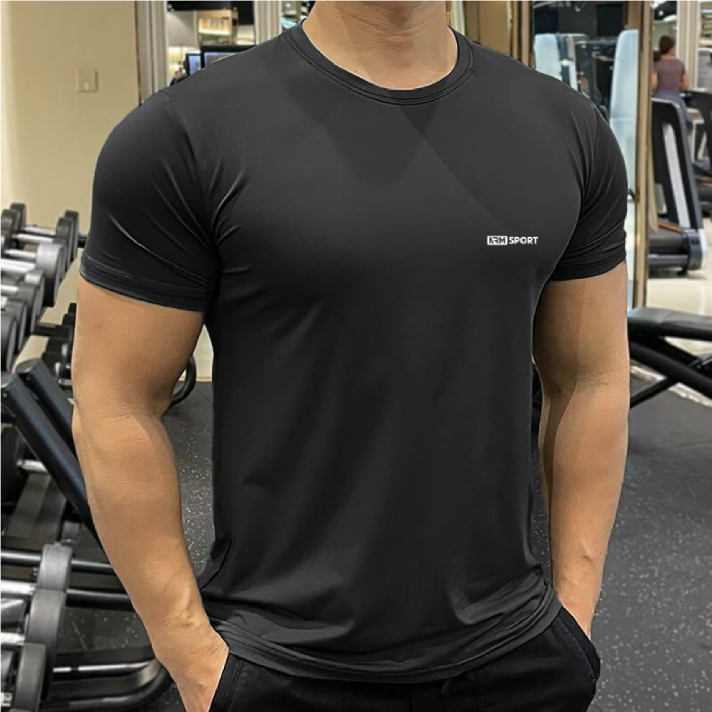Áo Thun Thể Thao Nam ARM Exdry chất thể thao mát lạnh thoáng khí,vận động thoải mái