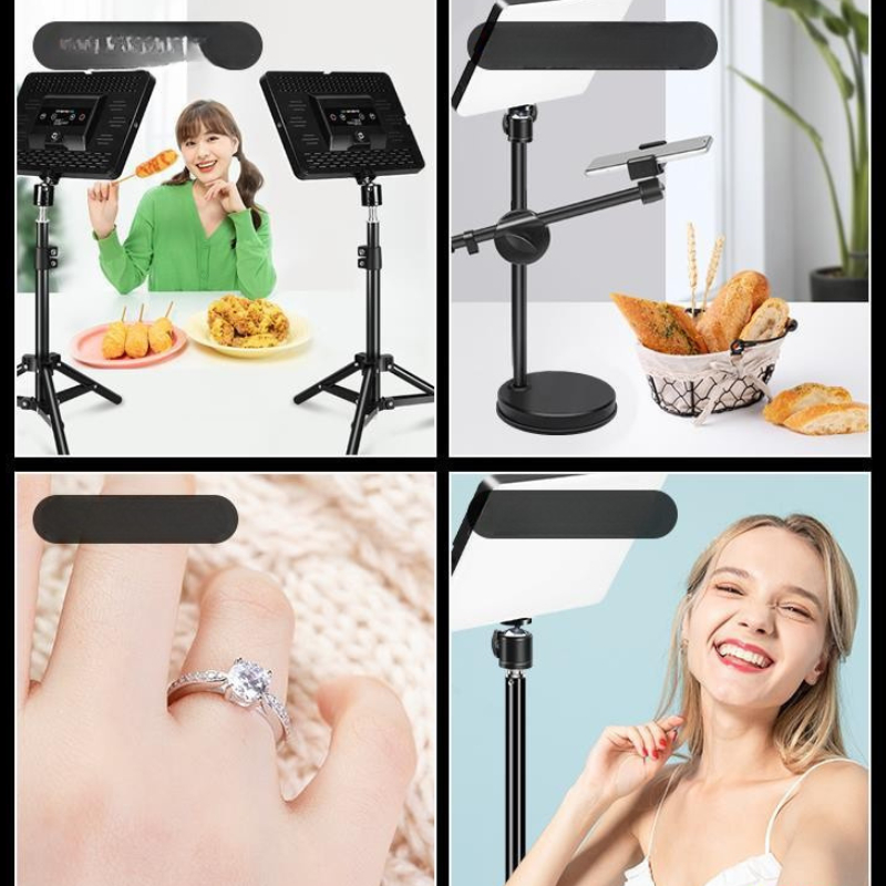 Đèn Livestream Để Bàn Quay Video Chụp Ảnh Sản Phẩm Chuyên Nghiệp Cải Thiện Ánh Sáng Hiệu Quả