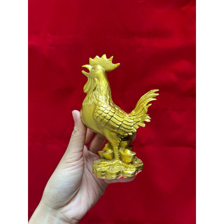 Tượng Gà chữ Phúc bằng đồng Vật Phẩm Phong Thủy Gà Trống Trưng Bày Quà tặng trang trí