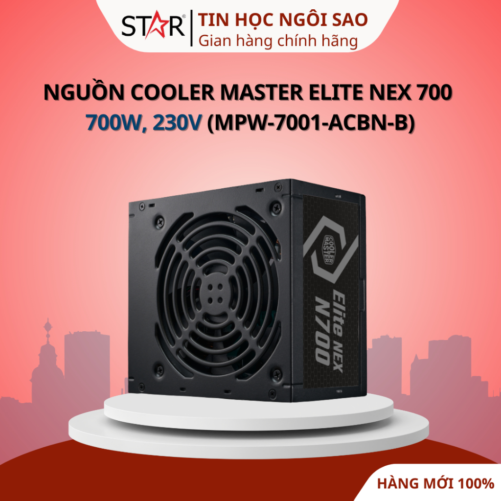 Nguồn Cooler Master Elite NEX 700 | 700W, 230V (MPW-7001-ACBN-B) - Bảo ...