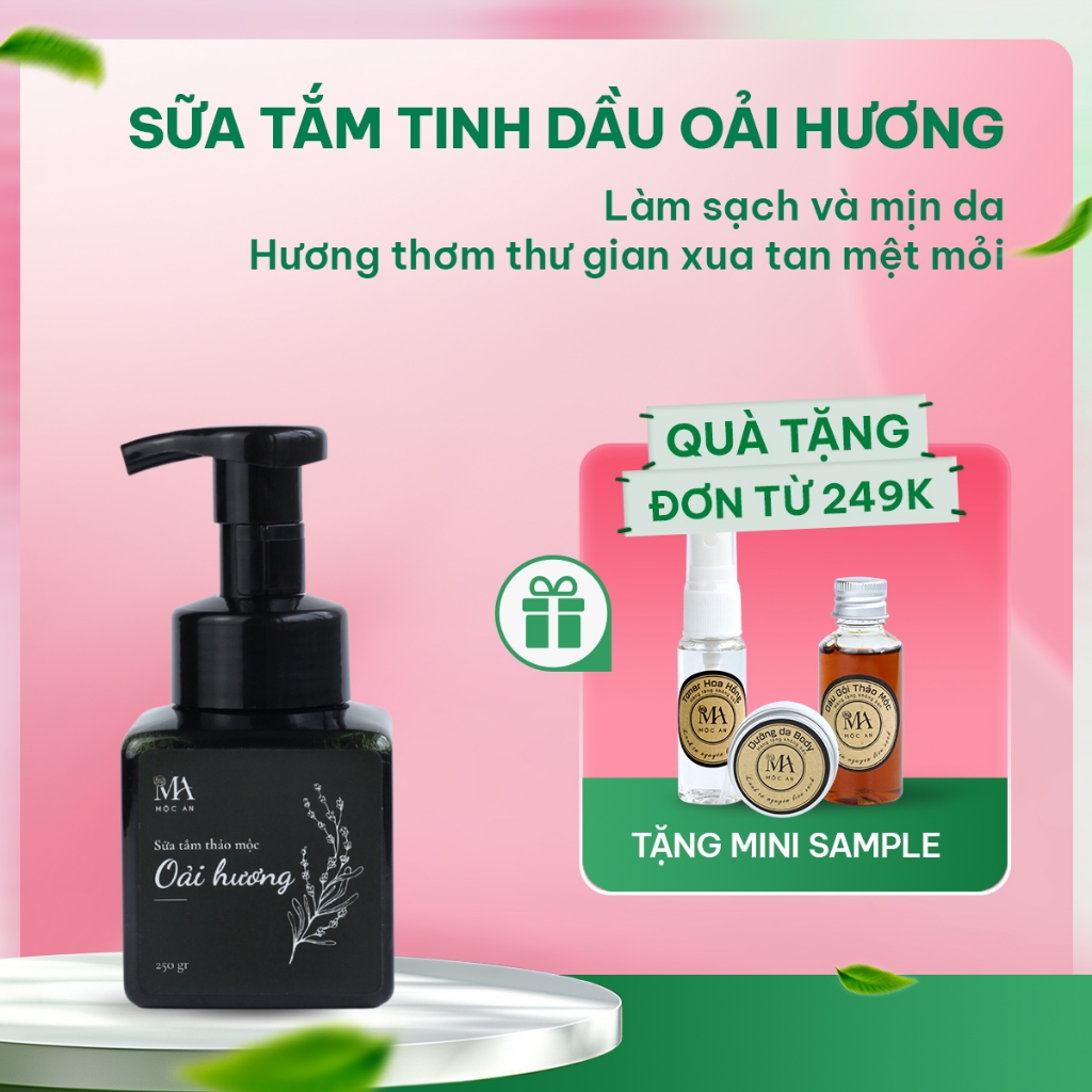 Ảnh Sữa Tắm Thảo Mộc Tinh Dầu Oải Hương Mộc An Thơm Lâu Quyến Rũ, Chăm Sóc Làn Da Sáng Mịn 250g 1