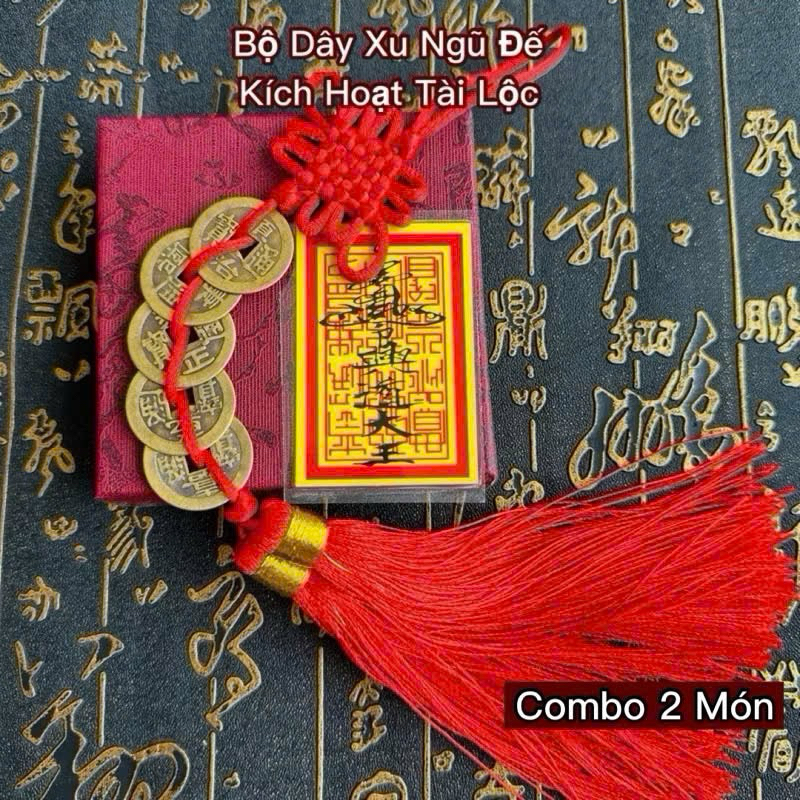 Bộ Dây Xu Ngũ Đế Kích Hoạt Tài Lộc