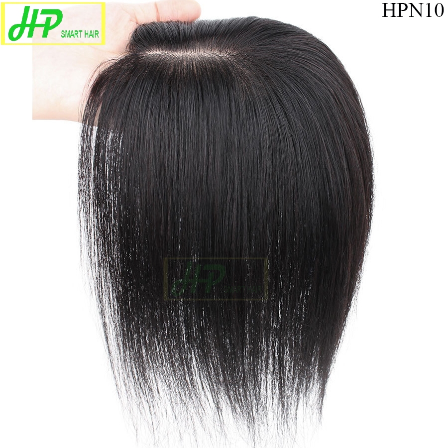 Ảnh Tóc giả nữ siêu da đầu phủ hói, phủ bạc HP SMART mã HPN10, làm từ tóc thật 2