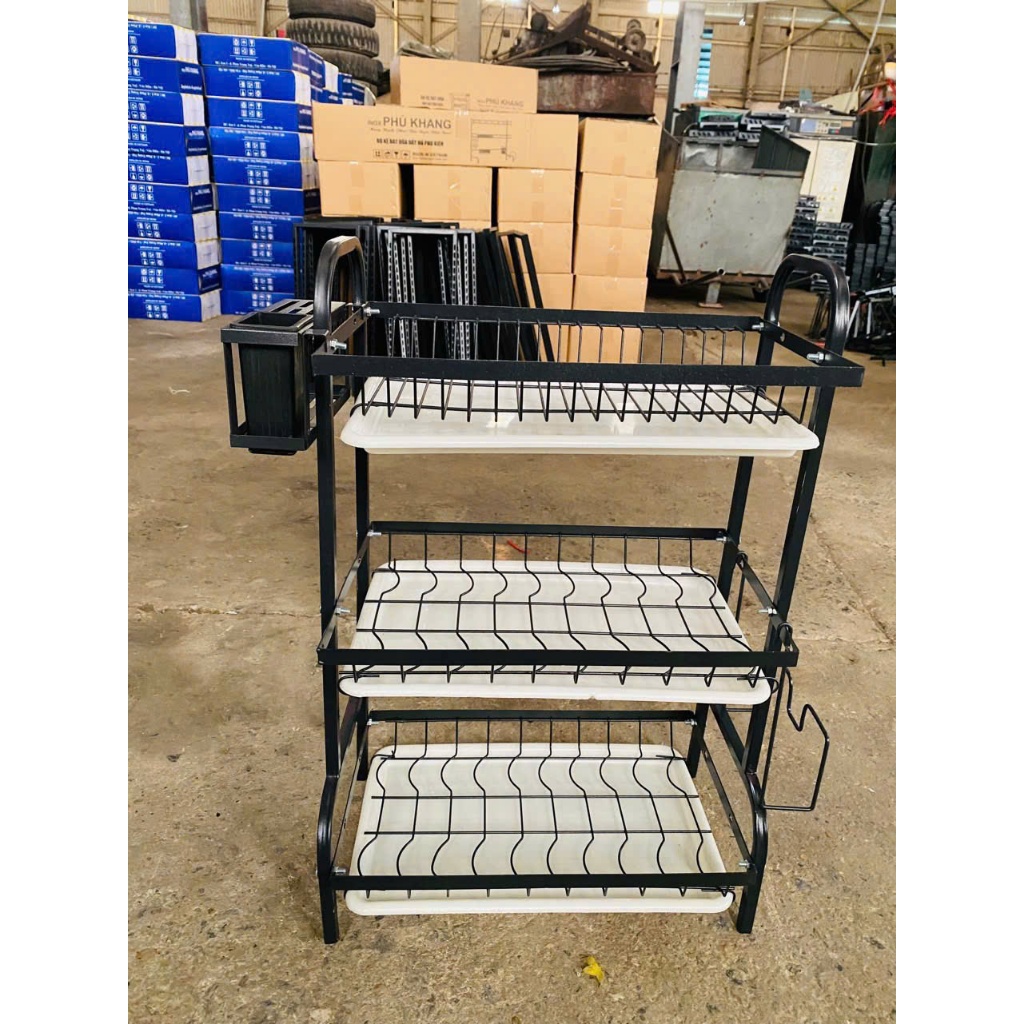 RACK Kệ Để Chén Bát Đĩa Đa Năng Chất Liệu Thép Carbon Sơn giá để bát ...