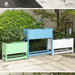 Kệ Để Chậu Cây Ngoài Trời Gỗ Thông Nhập Khẩu, Kệ Gỗ Để Cây Cảnh Decor Ban Công Sân Vườn Làm vách Ngăn Vườn Tường