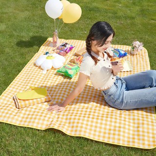 Thảm picnic chống thấm gấp gọn 140x190cm | Thảm dã ngoại đi biển cắm trại du lịch trải sàn tiện lợi