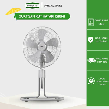 [Hỏa Tốc] Quạt Sàn Công Nghiệp Thái Lan Hatari, Quạt Công Nghiệp khỏe, êm, không rỉ, chắc chắn, Bảo hành 12 tháng