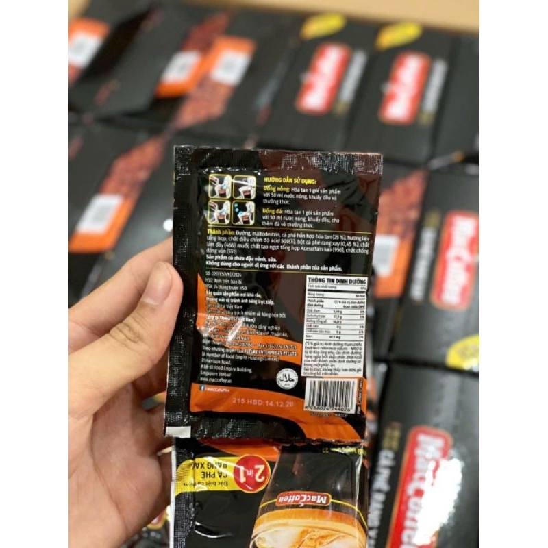 Siêu Phẩm 3 HỌP cà phê ĐEN ĐÁ #Maccoffee (Cà Phê PHỐ)