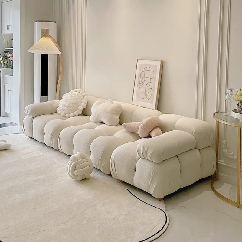 Sofa băng phòng khách NHU Y DECOR ghế sofa phong cách hàn quốc, chât lượng tặng kèm gối, nhấn múi decor hottrend