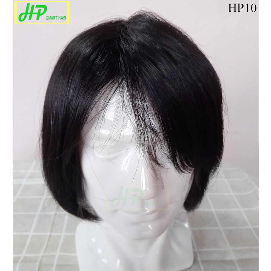 Ảnh Tóc giả nam nguyên đầu phong cách lãng tử HP SMART HAIR mã HP12, làm từ tóc thật 2