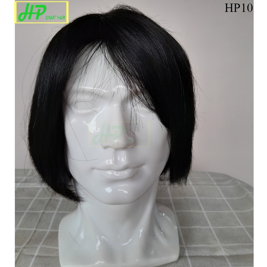 Ảnh Tóc giả nam nguyên đầu phong cách lãng tử HP SMART HAIR mã HP12, làm từ tóc thật 1
