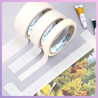 [Combo 3] cuộn băng dính giấy viết chữ lên được, băng dính viết được, băng dính giấy, băng dính note