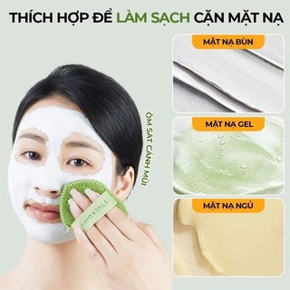 Bộ sản phẩm 3 miếng bông mút bọt biển rửa mặt AMORTALS Chính Hãng/ mút rửa mặt amortals