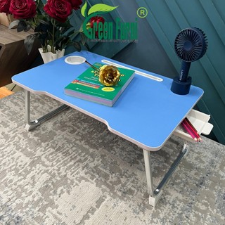 Bàn gấp gọn thông minh có khe cắm ipad đế cóc ngăn kéo Green interior mẫu T