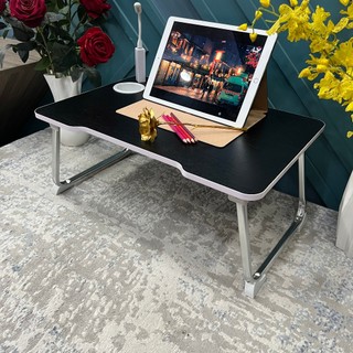 Bàn gấp gọn thông minh có khe cắm ipad đế cóc ngăn kéo Green interior mẫu T