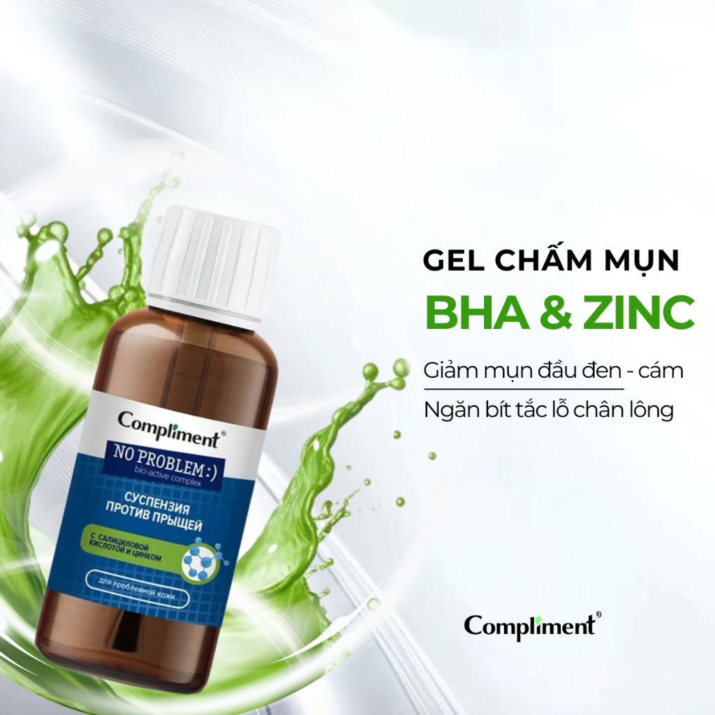 Ảnh Gel Chấm Mụn Compliment - Sạch Mụn, Giảm Thâm, Kiềm Dầu 25ml 4