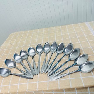 Combo 5 Thìa muỗng súp nhọn inox chuyên dùng bán cơm sườn, suất ăn công nghiệp